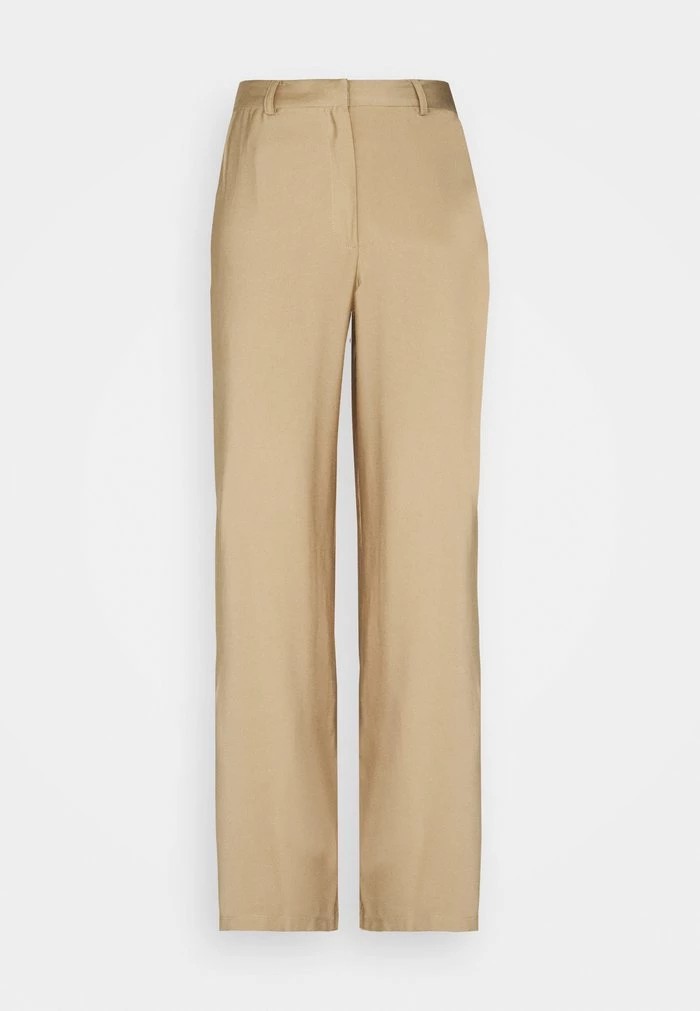 Pantalons ANNA FIELD Anna Field Wide Leg Smart Trouser Beige Femme | VWZ-7287686